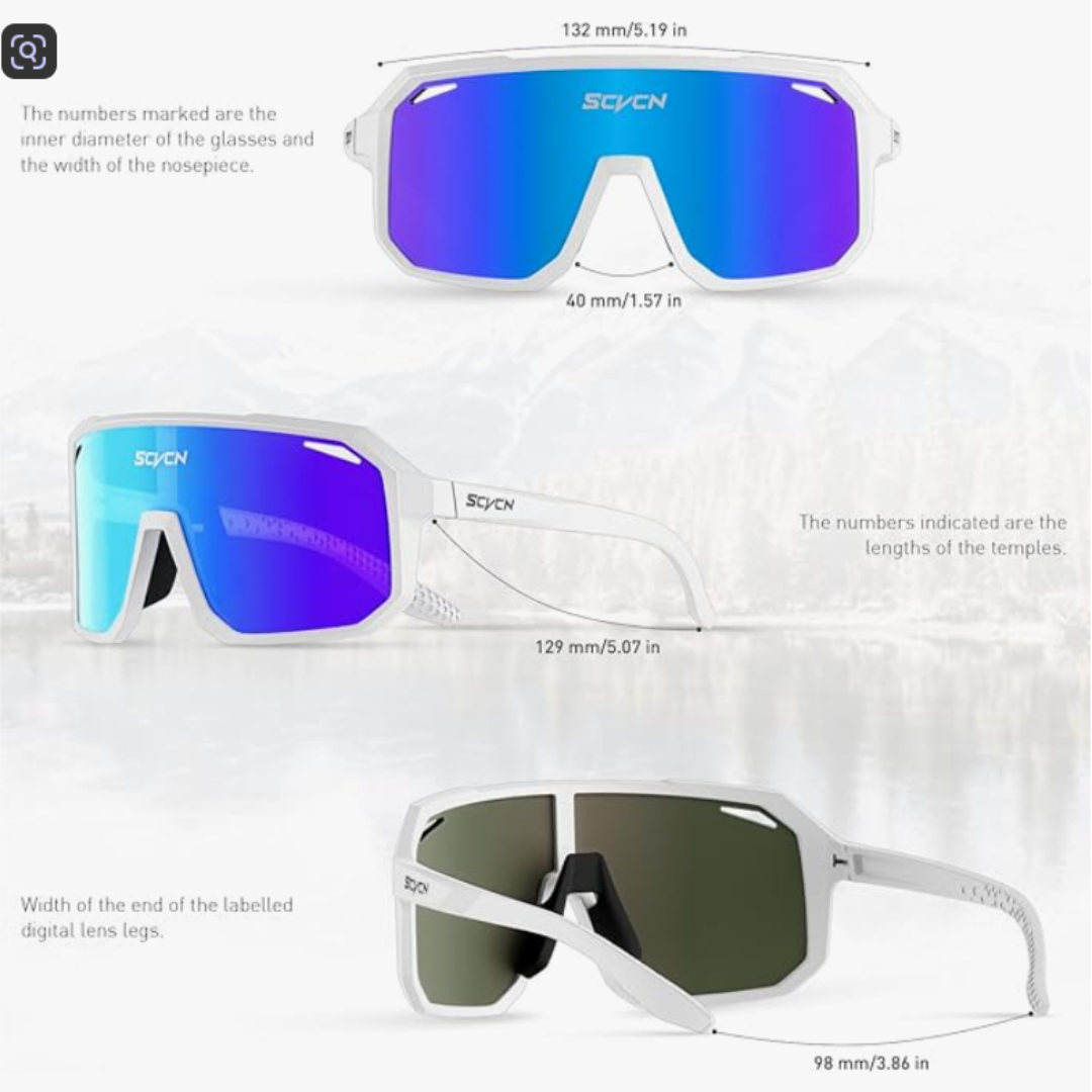 Gafas de ciclismo deportivas MTB BMX, hombres y mujeres, correr, conducir, pesca, golf