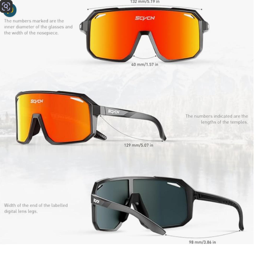 Gafas de ciclismo deportivas MTB BMX, hombres y mujeres, correr, conducir, pesca, golf