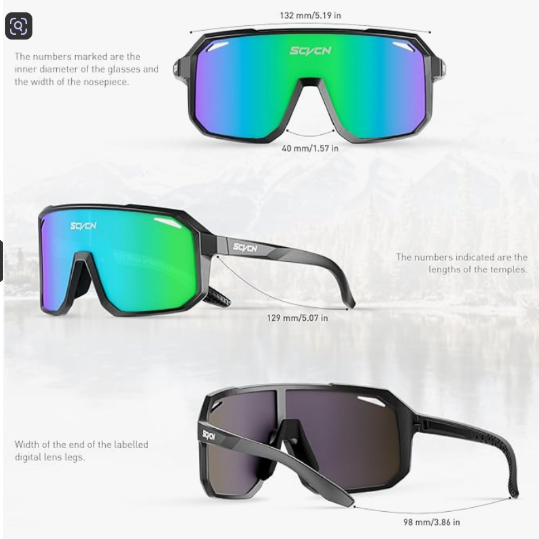 Gafas de ciclismo deportivas MTB BMX, hombres y mujeres, correr, conducir, pesca, golf